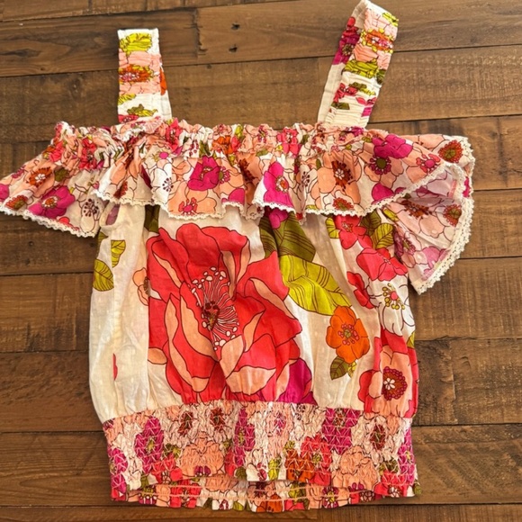 Floral Ruffle Mini Dress - Picture 2 of 2